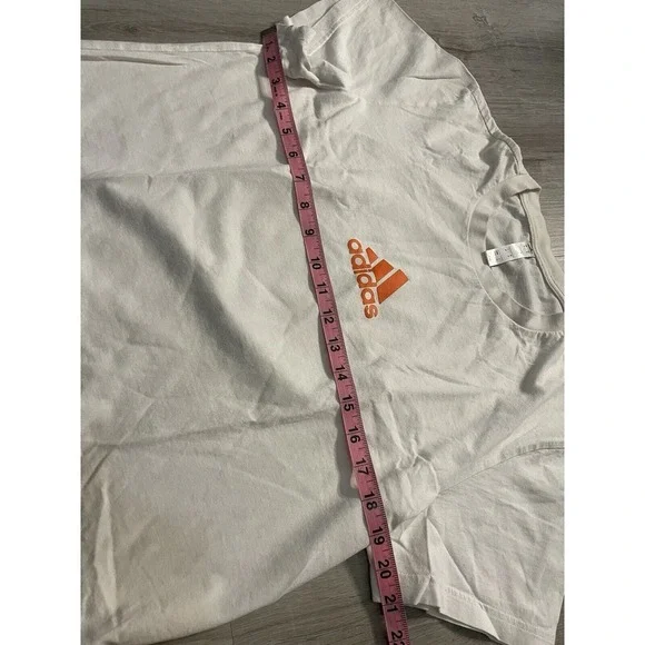 Adidas Mens Basketball STRIPE CREW Short Sleeve Graphic T Shirt Sz M Rare NBA - Picture 6 of 7